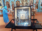 Казачий крестный ход с иконой «Избавительница от бед» посетил поселок Каменка