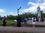 Настоятель храма Преображения Господня села Новая Криуша иерей Никита Кравцов принял участие в открытии мемориальных досок