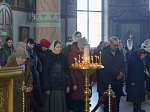 В Неделю 2-ю Великого поста Преосвященнейший епископ Дионисий совершил Литургию свт. Василия Великого в Свято-Ильинском кафедральном соборе города Россошь