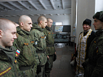 Поздравление военнослужащих в/ч 20155 г. Острогожска с Богоявлением