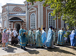 Епископ Дионисий 21 июля, в день празднования Казанской иконы Божией Матери, совершил Божественную литургию в Казанском храме пгт Каменка, центре Каменского благочиния