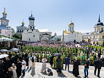 В день памяти прп. Сергия Радонежского Правящий Архиерей Россошанской епархии сослужил Предстоятелю Русской Церкви за Литургией в Троице-Сергиевой лавре