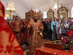 Преосвященнейший епископ Дионисий совершил Литургию в Георгиевском храме с. Терновое