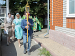 В праздник Святой Троицы Правящий Архиерей совершил Литургию в Свято-Троицком храме г. Россоши