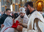 Епископ Россошанский и Острогожский Дионисий сослужил Преосвященным Архипастырям за богослужением в Благовещенском кафедральном соборе города Воронежа