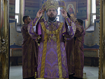 В Неделю Торжества Православия Правящий Архиерей совершил Божественную литургию в Свято-Ильинском кафедральном соборе города Россошь