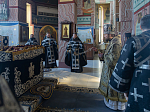В пятницу Страстной седмицы епископ Дионисий совершил вечерню с выносом Плащаницы Спасителя в Ильинском кафедральном соборе г. Россошь