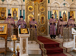 Преосвященнейший епископ Дионисий совершил Божественную литургию в Ильинском кафедральном соборе г. Россошь