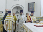 Епископ Россошанский и Острогожский Дионисий возглавил праздничное богослужение в храме святого мученика Иоанна Воина города Богучара