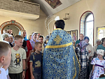 Молитвенное благословение на новый учебный год в храме святого благоверного князя Александра Невского села Митрофановка