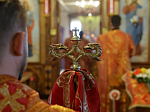 В понедельник Светлой седмицы епископ Дионисий совершил Литургию в храме Покрова Пресвятой Богородицы города Павловска