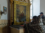 Епископ Дионисий совершил Литургию Преждеосвященных Даров в храме святителя Тихона, епископа Воронежского, Задонского чудотворца села Шубное Острогожского района