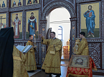 Епископ Дионисий совершил воскресное богослужение в Воскресенском соборном храме Белогорского мужского монастыря
