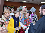 В танцевальном зале ДК "Современник" прошел Святочный флешмоб "Вестники Рождества"