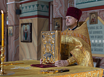 Правящий Архиерей совершил Божественную литургию в Свято-Ильинском кафедральном соборе города Россоши