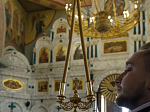 В четверг Страстной седмицы Архипастырь совершил Литургию в Свято-Ильинском кафедральном соборе города Россоши