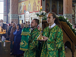 В праздник Входа Господня в Иерусалим глава Россошанской епархии совершил Литургию в Свято-Ильинском кафедральном соборе города Россоши