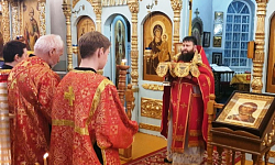 Жители поселка Каменка молитвенно отметили Новолетие