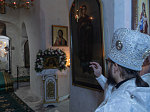 Преосвященнейший епископ Дионисий совершил Божественную литургию в Спасском храме Костомаровского женского монастыря