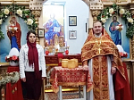 В Преображенском храме села Заболотовка торжественно встретили Светлое Христово Воскресение