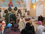 Богослужение в Рождественский сочельник в Осиковке