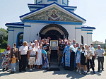 Святыня Самарской митрополии: икона Божией Матери «Избавительница от бед» (Ташлинская) посетила приходы Репьевского района