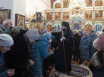 В Неделю по Рождестве Христовом Правящий Архиерей совершил Божественную литургию в храме иконы Божией Матери «Казанская» пгт. Каменка