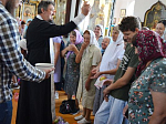  В Казанском храме поселка Каменки торжественно встретили праздник Преображения Господня