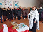 В Крещенский сочельник благочинный совершил чин Великого освящения воды в селах Богучарского района