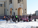 В воскресной школе «Добро» Свято-Ильинского кафедрального собора города Россошь при поддержке русской общины прошла зимняя «Зарница»