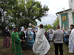 Престольный праздник в Спасском храме села Ближняя Полубянка