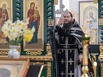 В Великий понедельник епископ Дионисий совершил литургию Преждеосвященных Даров в храме преподобного Сергия, игумена Радонежского, п.г.т. Подгоренский