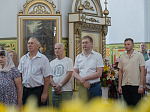 Правящий Архиерей совершил Божественную литургию в храме святых апостолов Петра и Павла с. Репьевка