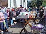 В праздник Изнесения Честных Древ Животворящего Креста Господня в Тихоновском соборном храме г. Острогожска совершено праздничное богослужение