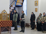 В праздник Сретения Господня Преосвященнейший епископ Дионисий совершил Литургию в Воскресенском соборе Белогорского мужского монастыря