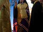 Преосвященнейший Дионисий, епископ Россошанский и Острогожский, совершил всенощное бдение в храме святых апостолов Петра и Павла села Петропавловка