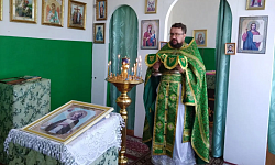В домовом храме во имя святого преподобного Серафима Саровского села Лещаное молитвенно отметили престольный праздник