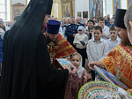 Епископ Дионисий совершил Божественную литургию в храме святого мученика Иоанна Воина г. Богучар