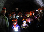 Воспитанники воскресной школы Петропавловского храма посетили Калачеевскую меловую пещеру