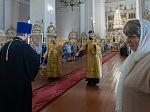Правящий Архиерей совершил Божественную литургию в храме святых апостолов Петра и Павла с. Репьевка