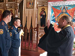 Сотрудники МЧС города Острогожска приняли участие в молебне в честь иконы Божией Матери «Неопалимая Купина»