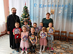  В праздник Крещения Господня настоятель Никольского храма села Бабка посетил детский сад
