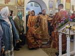 Глава Россошанской епархии совершил Божественную литургию в храме сщмч. Петра, митрополита Крутицкого, на малой родине святого