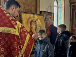  Чудотворная икона Пресвятой Богородицы посетила приходы Кантемировского района
