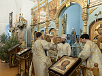 В Неделю по Рождестве Христовом Правящий Архиерей совершил Божественную литургию в храме иконы Божией Матери «Казанская» пгт. Каменка