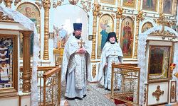 В храме святого Великомученика и Победоносца Георгия села Терновое совершено соборное богослужение