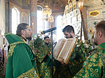 В канун праздника Святой Троицы Преосвященнейший епископ Дионисий совершил всенощное бдение в Свято-Ильинском кафедральном соборе г. Россошь