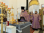 В Неделю вторую Великого поста Преосвященнейший епископ Дионисий совершил Литургию в Покровском храме с. Шапошниковка