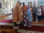 Епископ Россошанский и Острогожский Дионисий совершил Литургию в храме святых апостолов Петра и Павла с. Репьевка