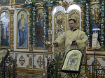 Епископ Россошанский и Острогожский Дионисий возглавил праздничное богослужение в храме святого мученика Иоанна Воина города Богучара